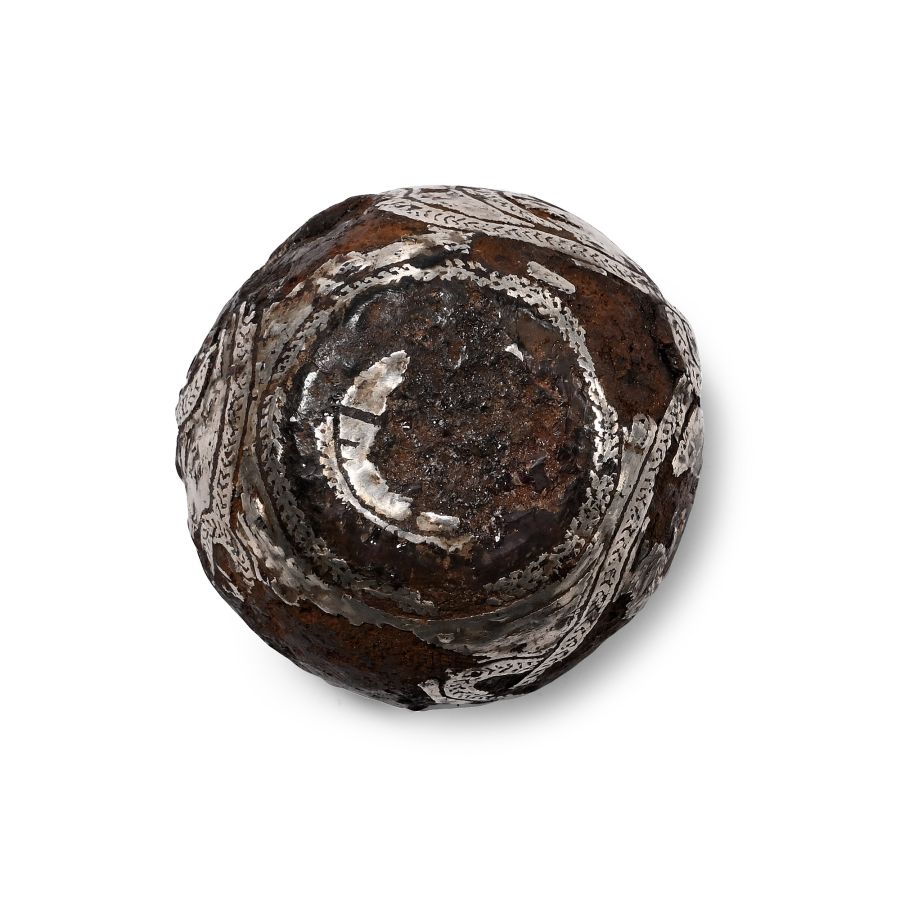 Viking Silver Inlaid Iron Weight