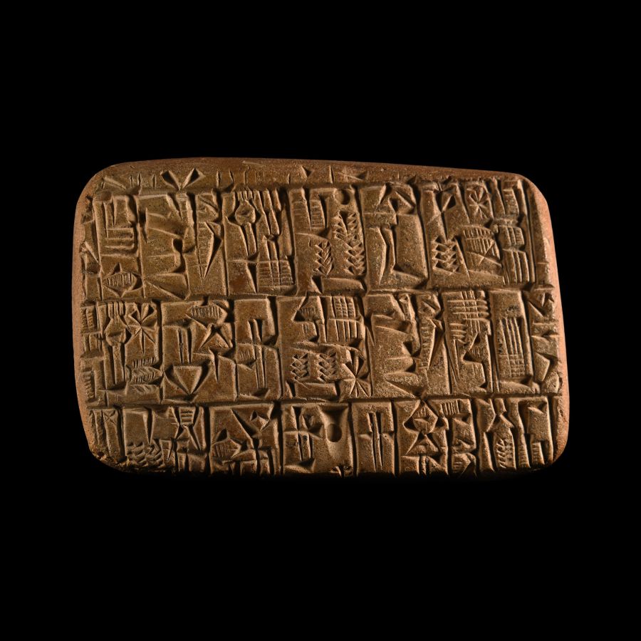 Old Babylonian Cuneiform Terracotta Tablet
