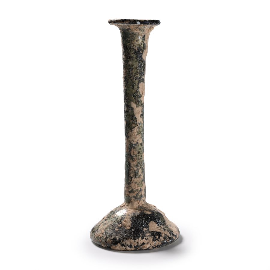 Roman Glass Candlestick Unguentarium