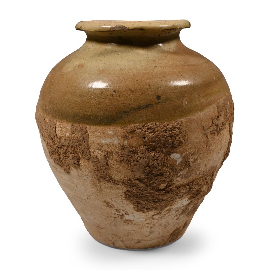 Chinese Tang Green Glazed Jar