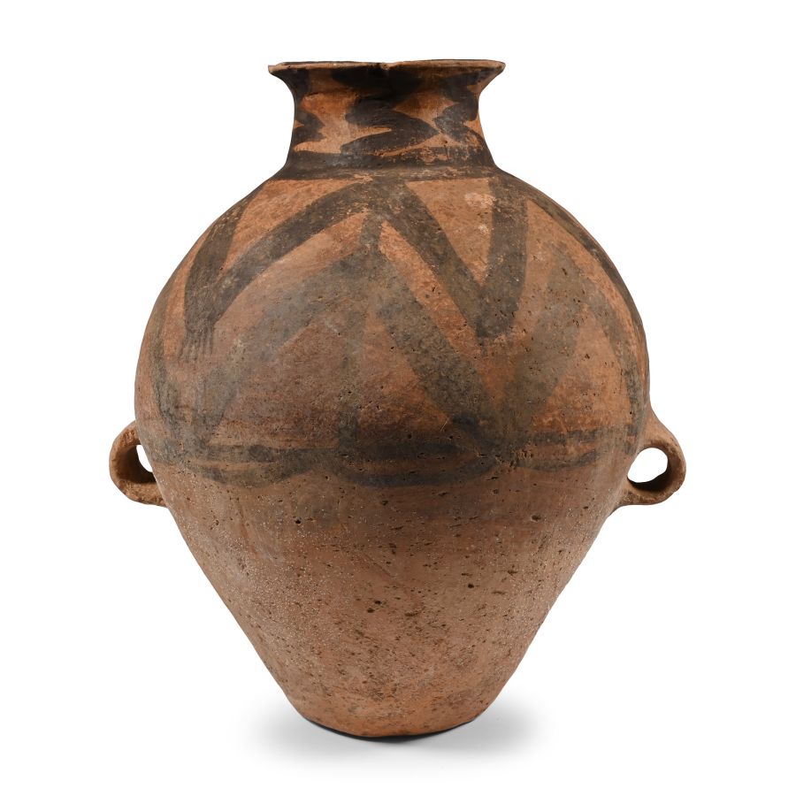 Chinese Painted Terracotta Storage Jar