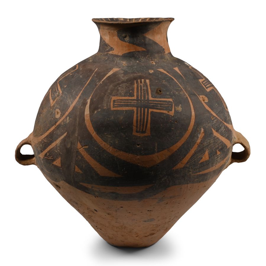Chinese Painted Terracotta Storage Jar