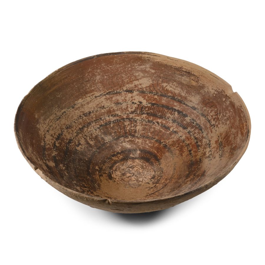 Western Asiatic Bichrome Terracotta Dish
