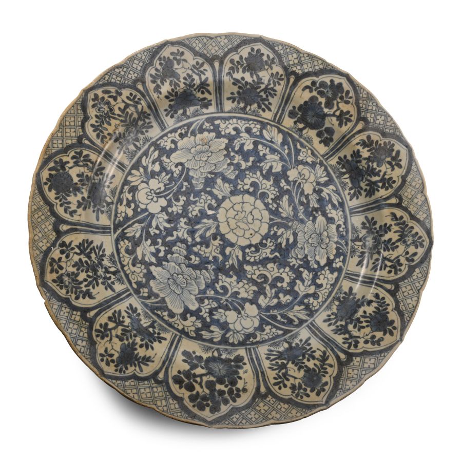 Chinese Blue and White Export Ware Charger