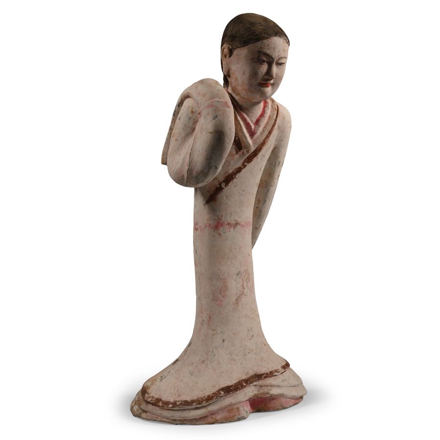 Large Chinese Han Terracotta Dancer