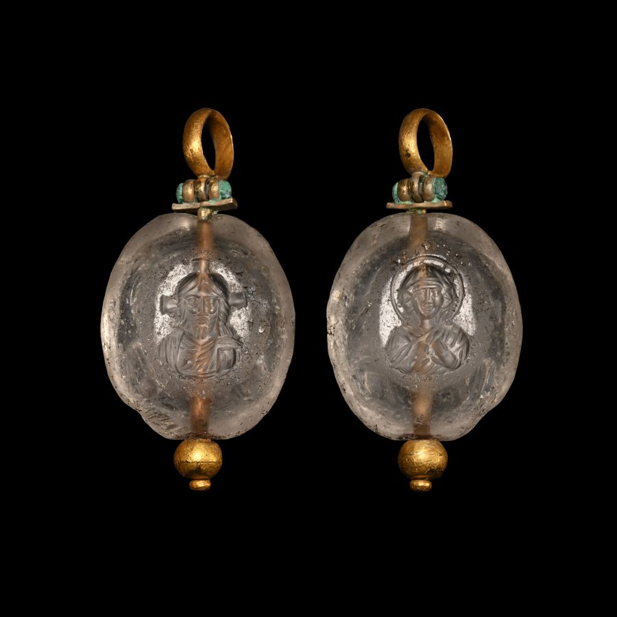 Byzantine Rock Crystal Pendant