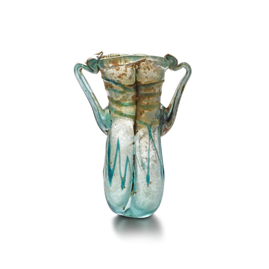 Roman Glass Double Unguentarium