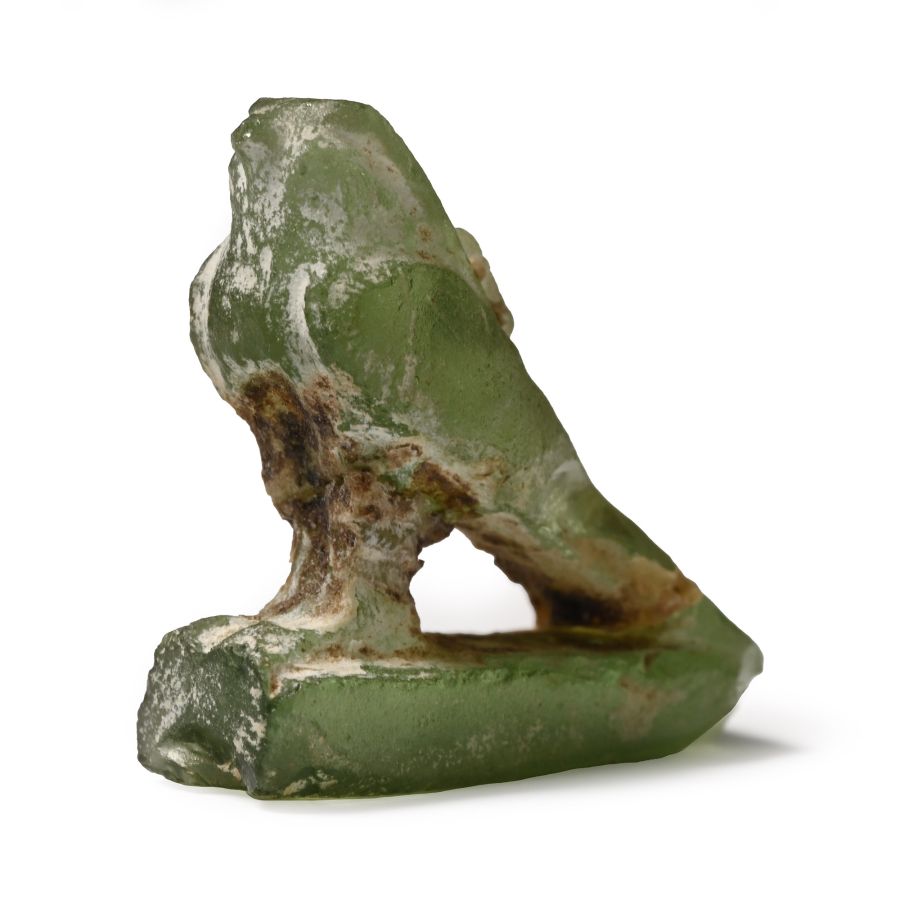 Egyptian Cut-Glass Horus Amulet
