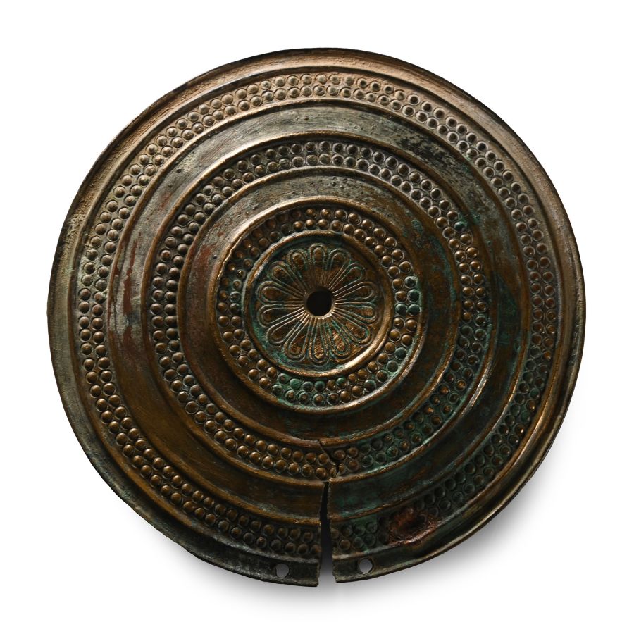 Achaemenid Gilt Bronze Roundel