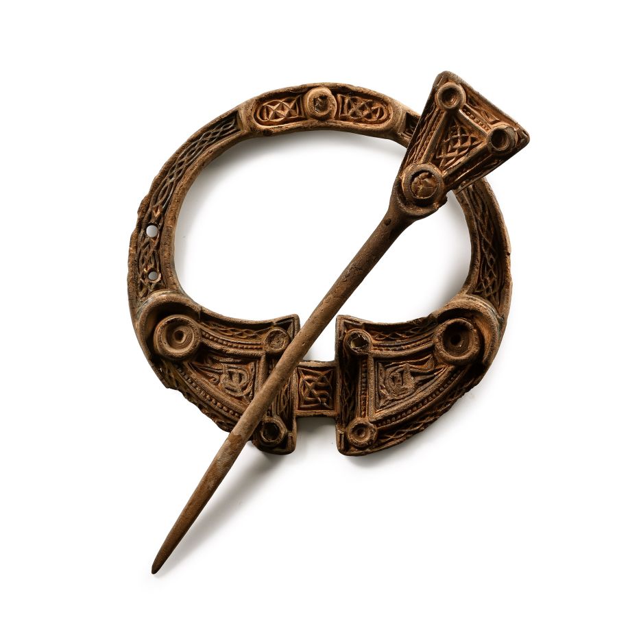 'The Powys' Hiberno-Norse Viking Gilt Bronze Pseudo-Penannular Brooch