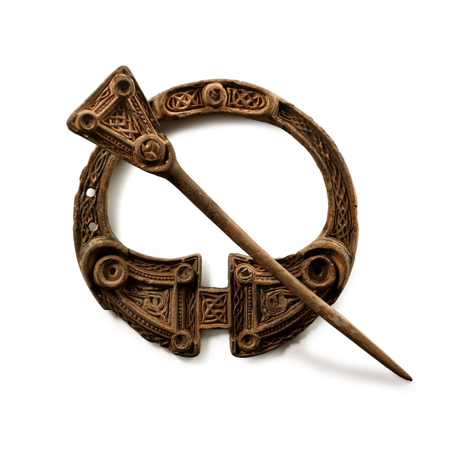 'The Powys' Hiberno-Norse Viking Gilt Bronze Pseudo-Penannular Brooch