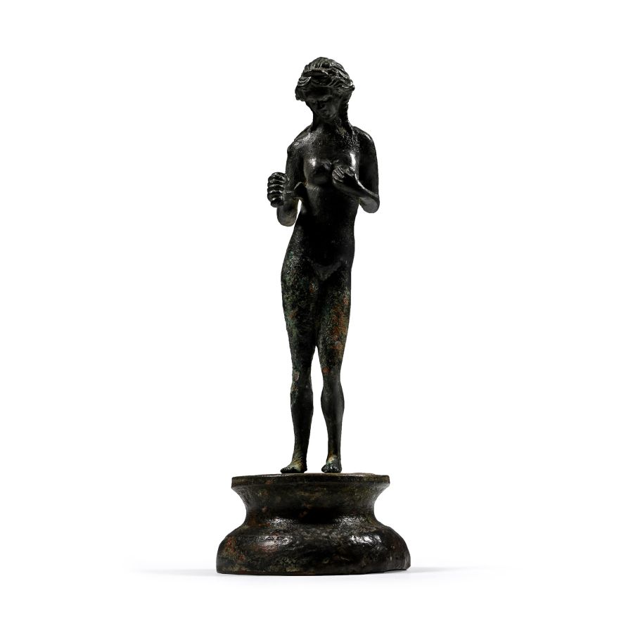 Roman Bronze Statuette of Venus