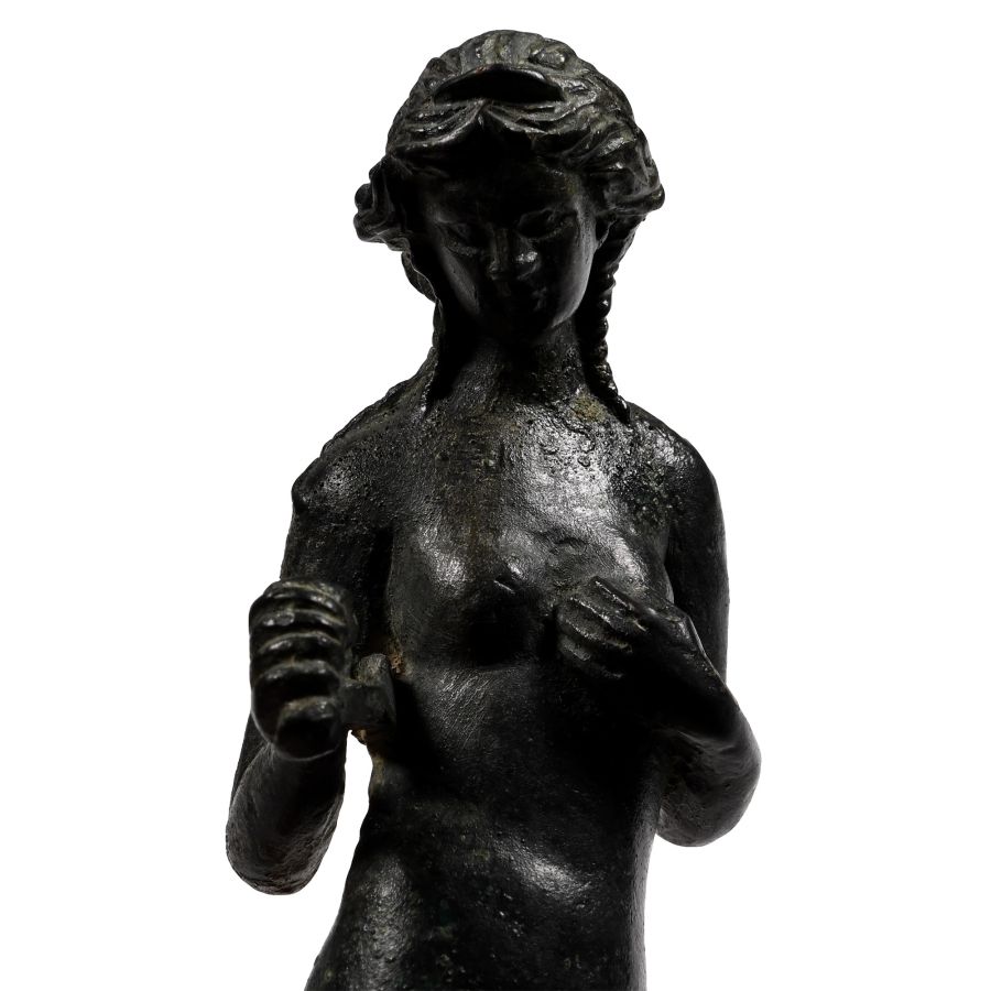 Roman Bronze Statuette of Venus