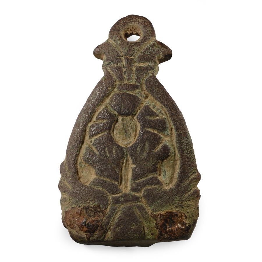 Anglo-Scandinavian Viking Bronze Stirrup Mount with Beasts