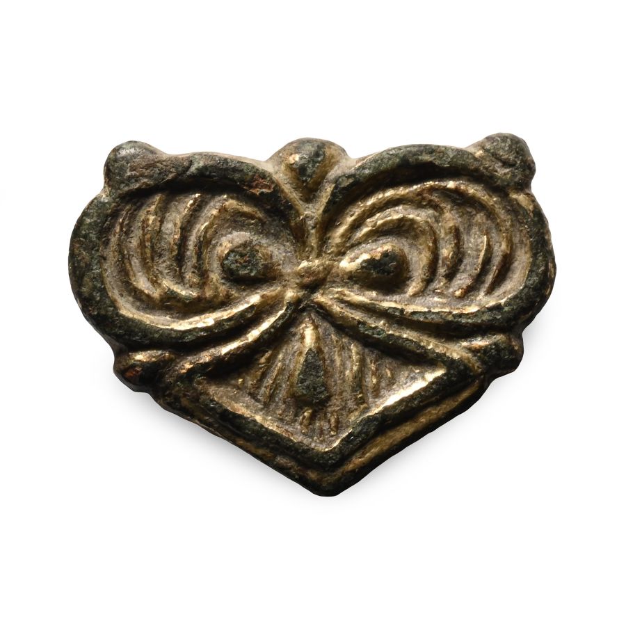 Saxon Gilt Bronze Applique