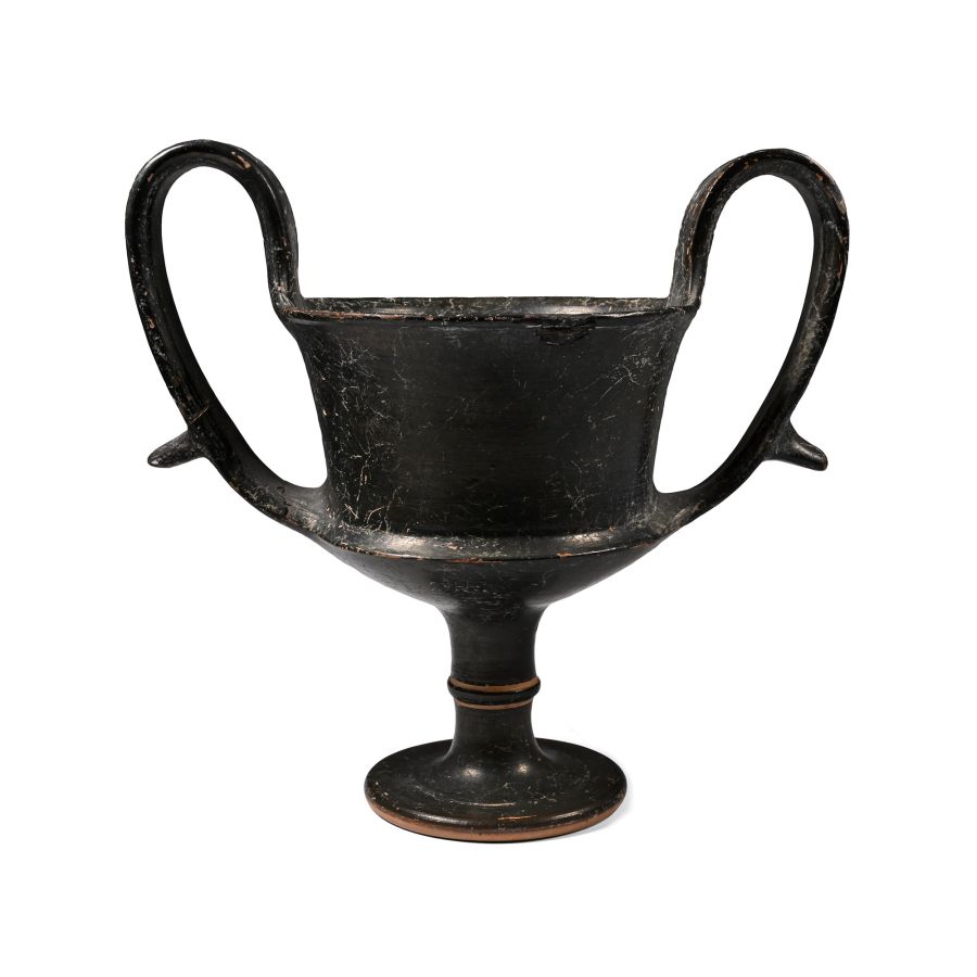 Boeotian Black-Glazed Terracotta Kantharos
