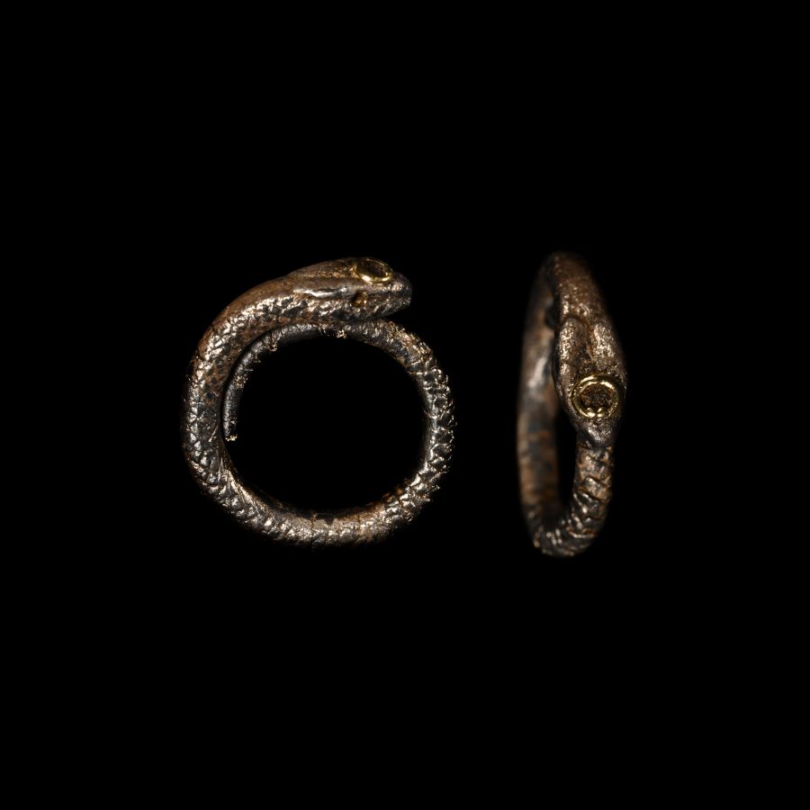Egyptian Silver Snake Ring