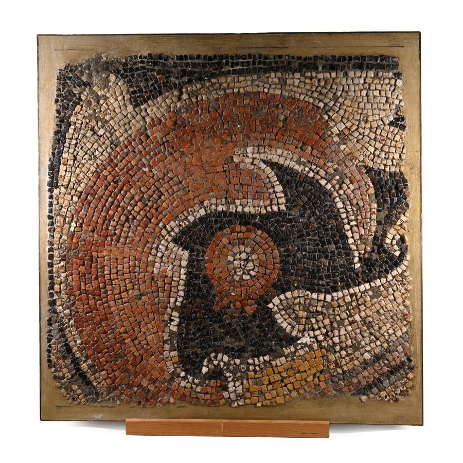 Roman Mosaic with Pomegranate