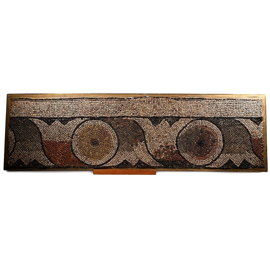 Roman Mosaic with Floral Motif
