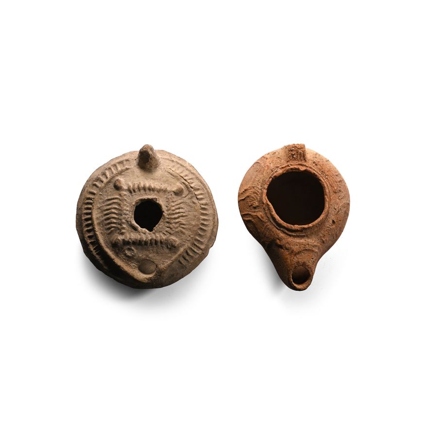 Byzantine Ceramic Oil Lamp Collection
