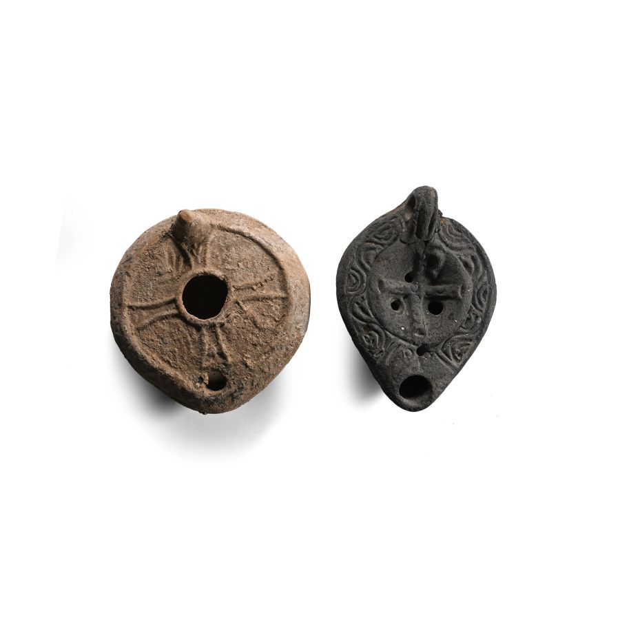 Byzantine Ceramic Oil Lamp Collection
