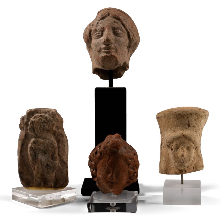 Greek Terracotta Head Collection