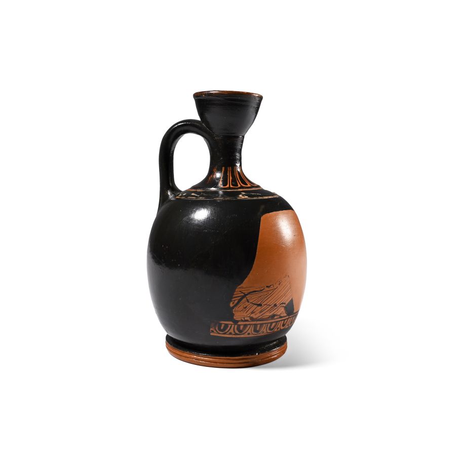 Greek Red-Figure Squat Lekythos Attributed to the Meidian Painter