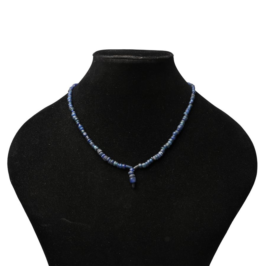 Roman Blue Glass Bead Necklace String