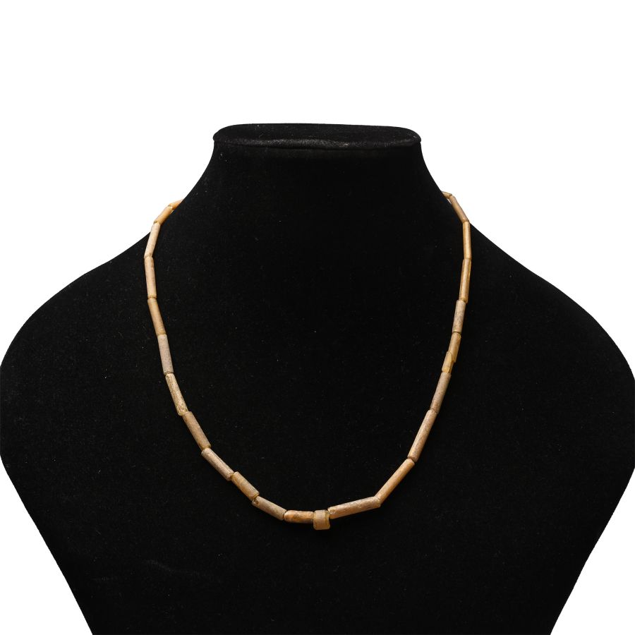 Roman Ochre Glass Bead Necklace String
