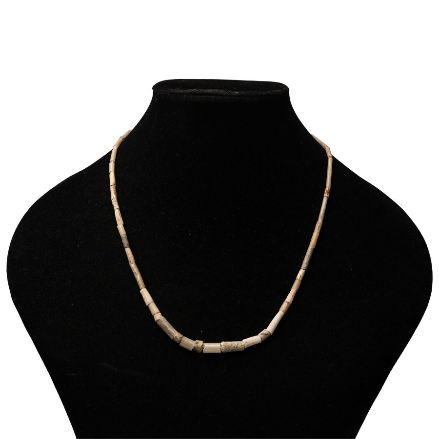 Roman Ochre Glass Bead Necklace String