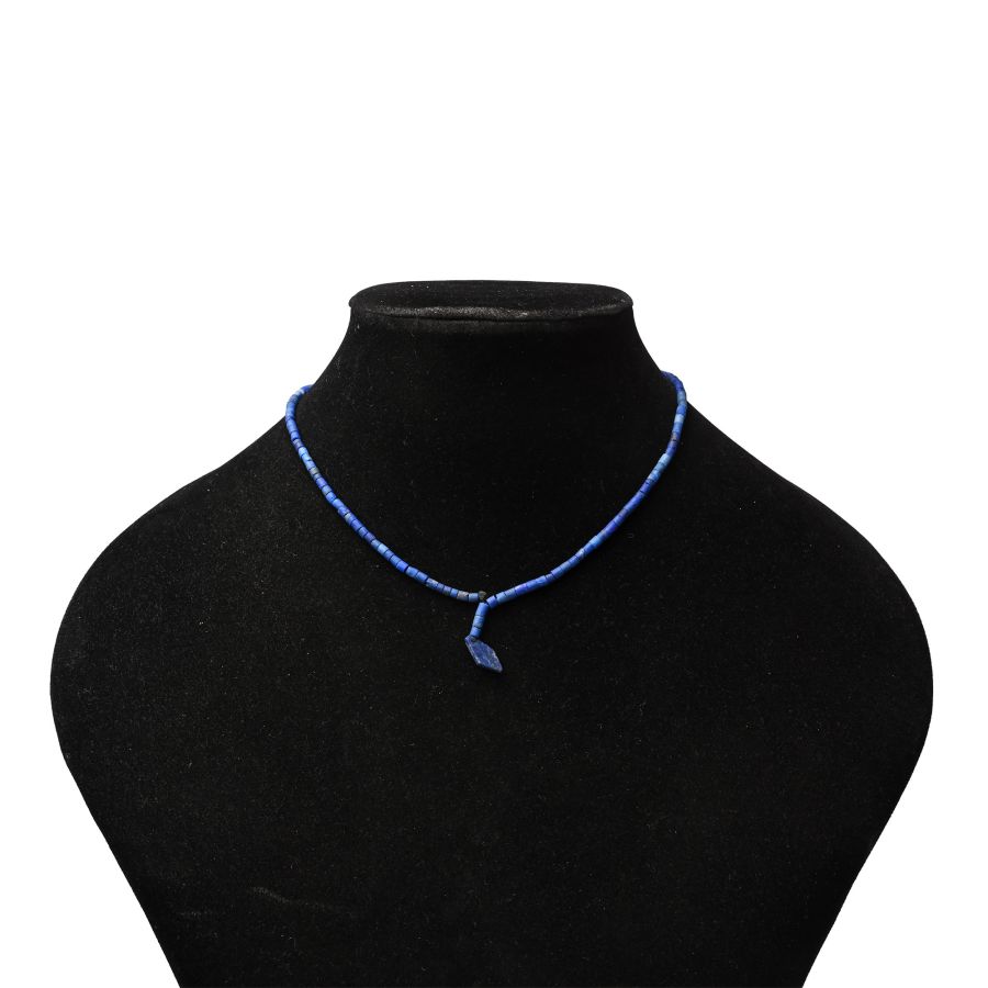 Western Asiatic Lapis Lazuli Bead Necklace String