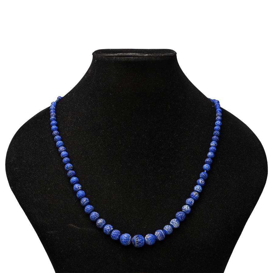 Western Asiatic Lapis Lazuli Bead Necklace String