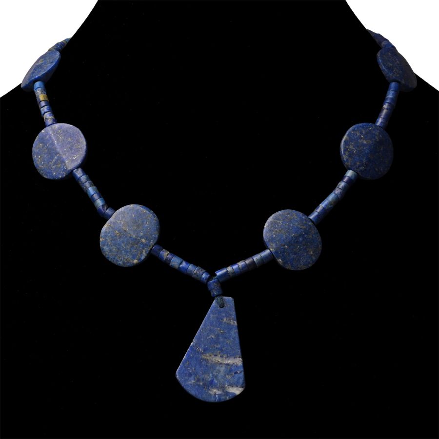 Bactrian Style Lapis Lazuli Bead Necklace String
