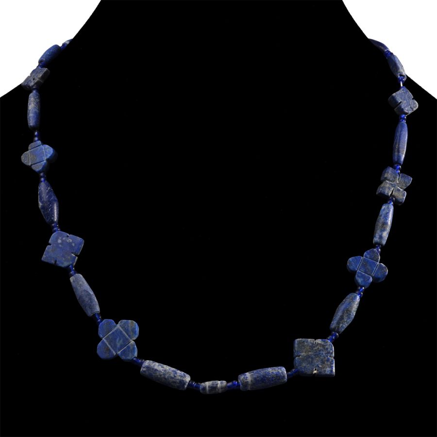 Bactrian Style Lapis Lazuli Bead Necklace String