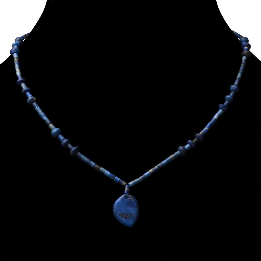 Bactrian Style Lapis Lazuli Bead Necklace String