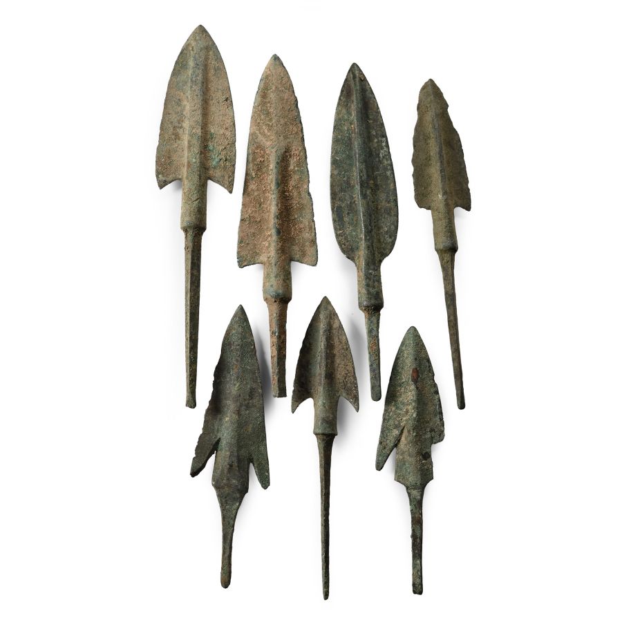 Western Asiatic Bronze Arrowhead Collection