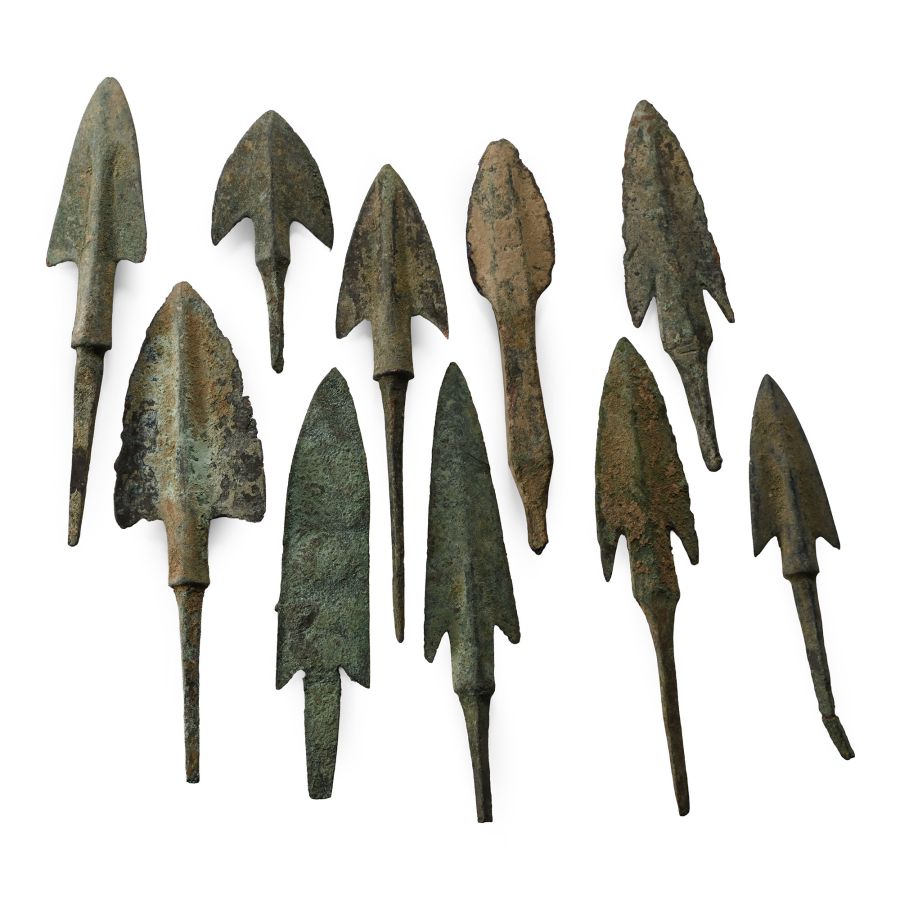 Luristan Bronze Arrowhead Collection
