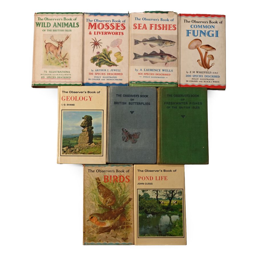 The Observer's Books on Natural History - 9 Titles