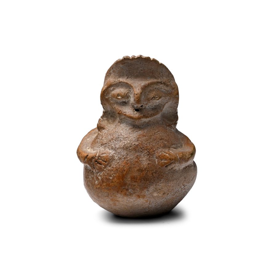 Western Asiatic Terracotta Jug with Face