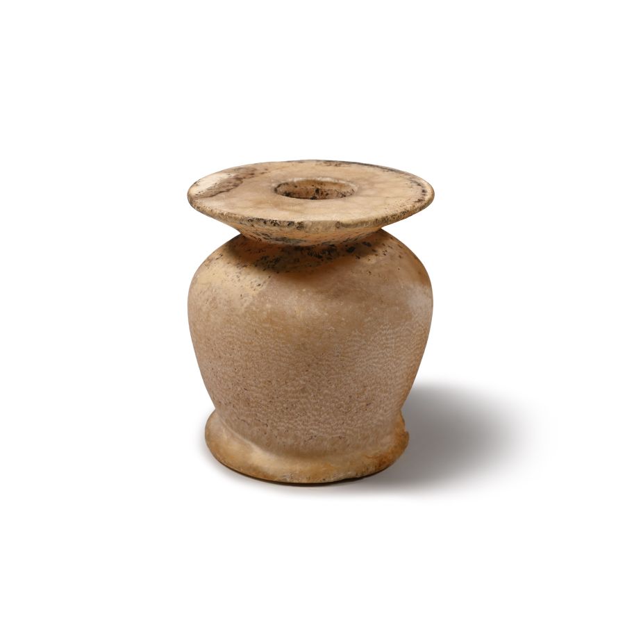 Egyptian Alabaster Kohl Jar