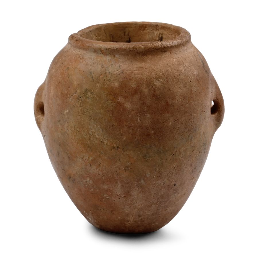 Egyptian Stone Two-Handled Cosmetic Jar