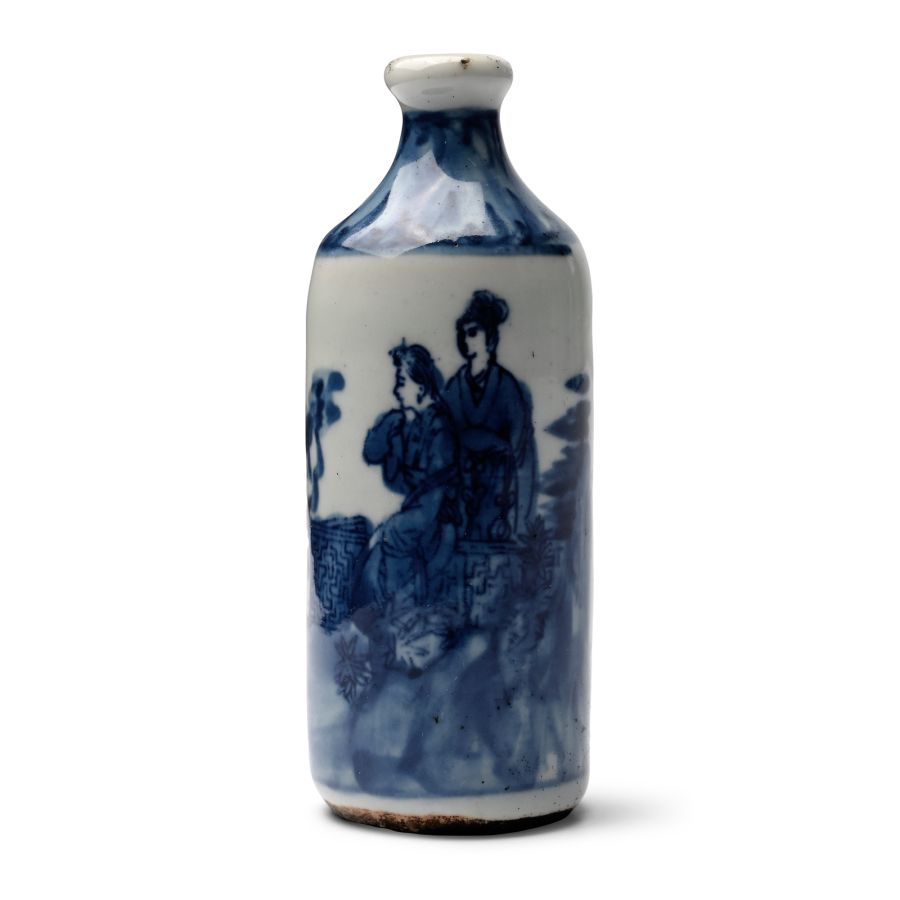 Chinese Blue and White Snuff Bottle