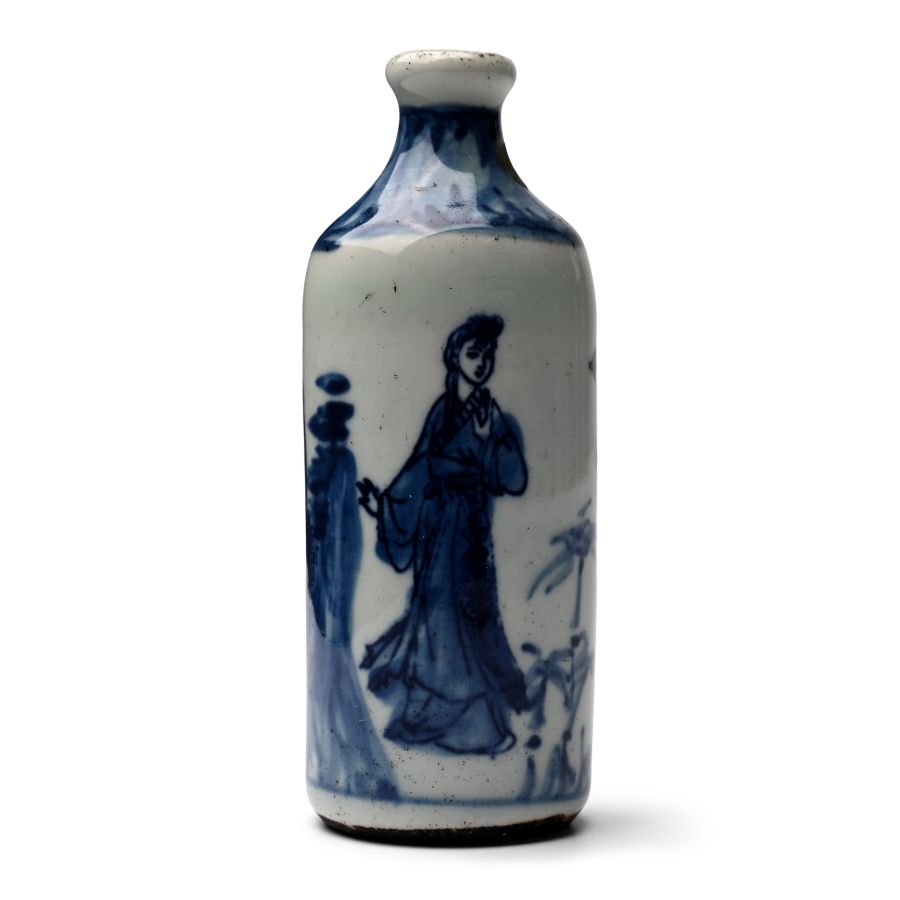 Chinese Blue and White Snuff Bottle