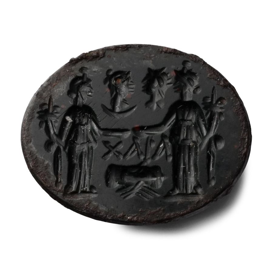 Roman Carnelian Gemstone with Figures