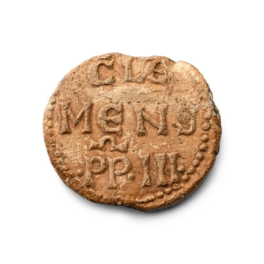 Medieval Pope Clement III Lead Papal Bulla