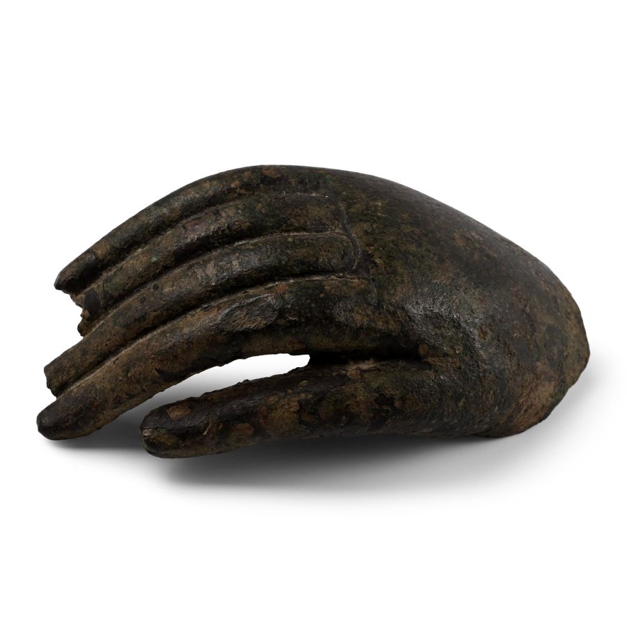 South East Asian Bronze Hand of Buddha