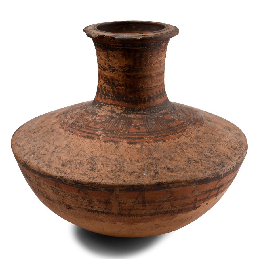 Indus Valley Painted Storage Vessel