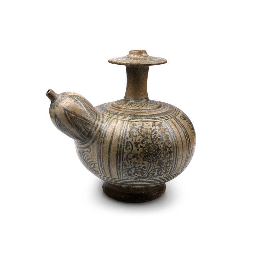 South East Asian Sawankalok Stoneware Kendi