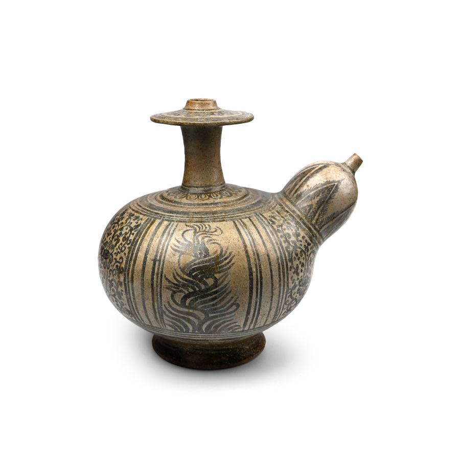 South East Asian Sawankalok Stoneware Kendi