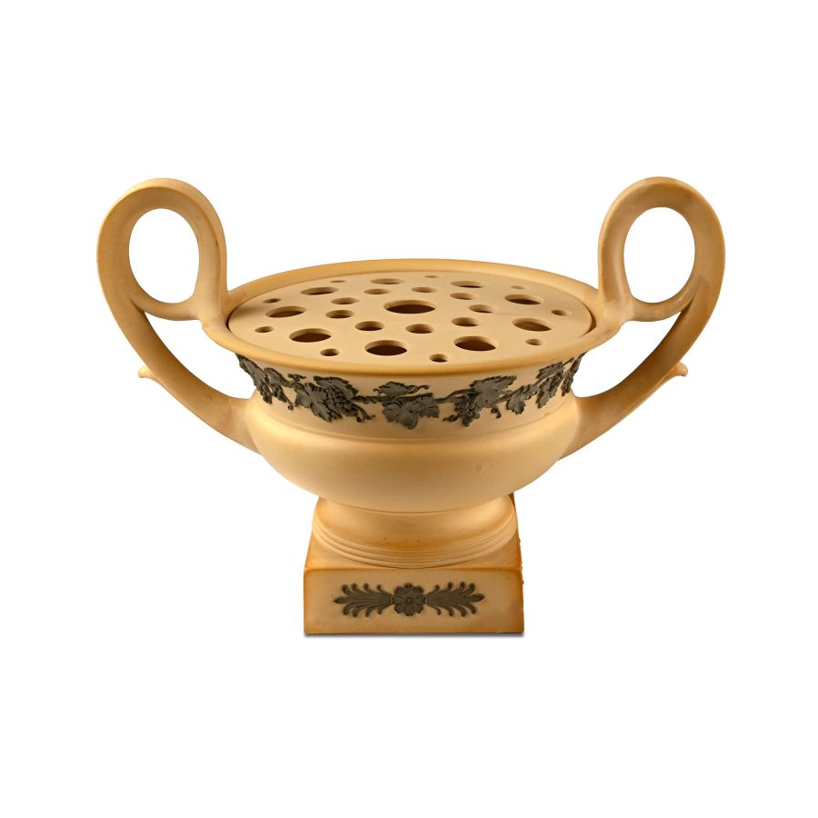 Wedgwood Caneware Kantharos-Shaped Rose Bowl